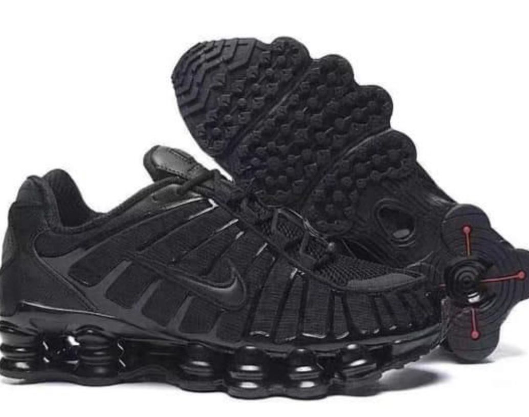 Nike black shox
