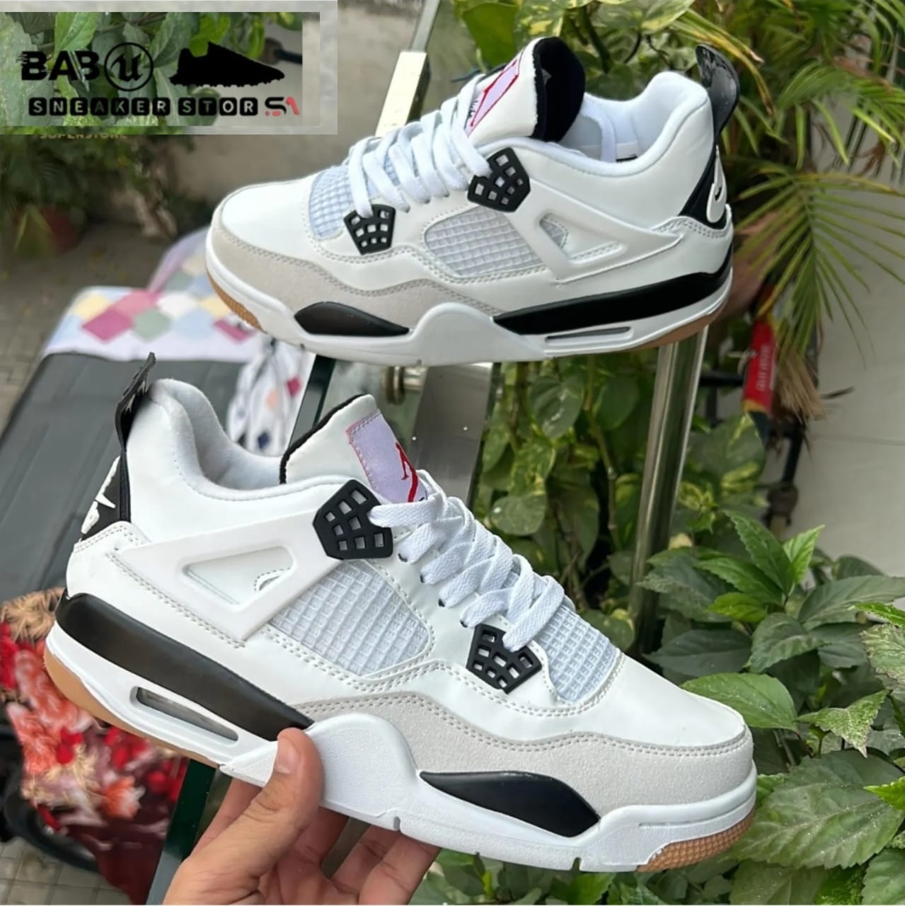 Air Jordan 4 Retro "Military Black" sneakers