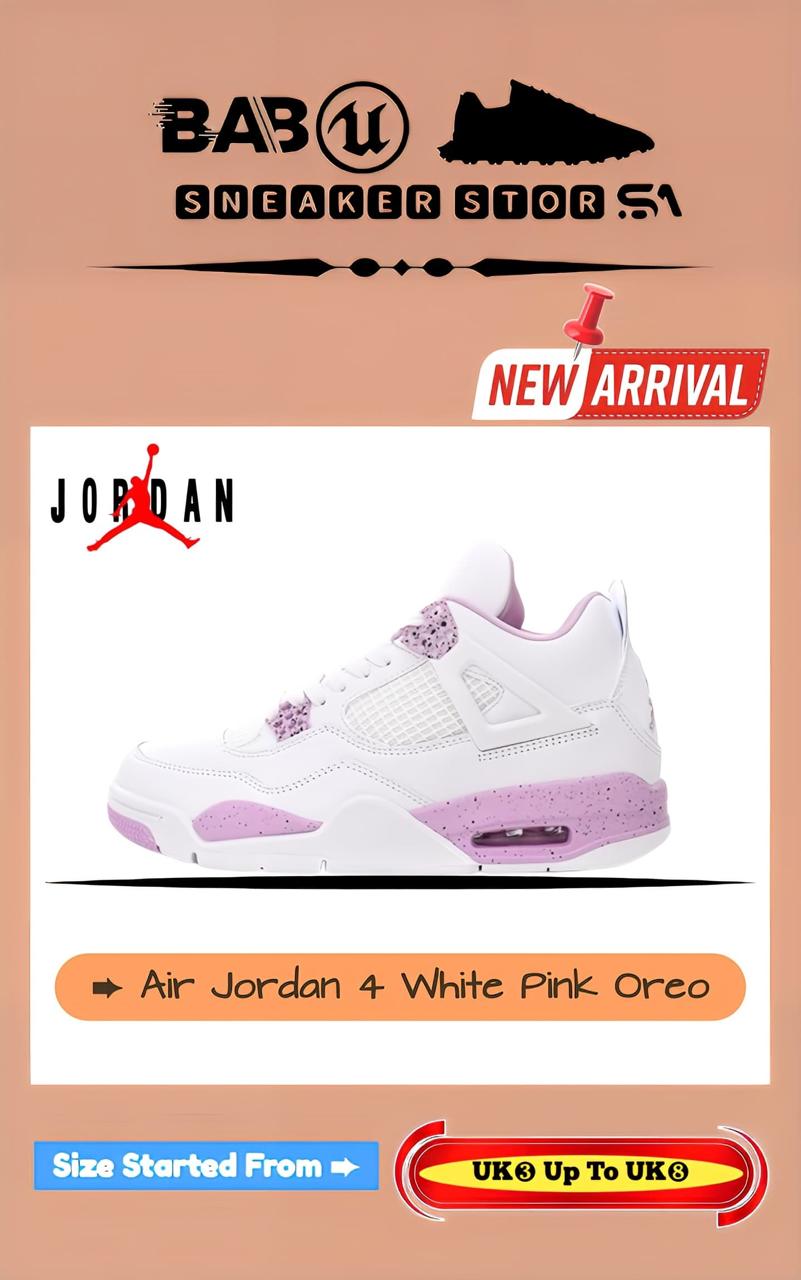 Nike air jordan 4 retro "pink oreo"