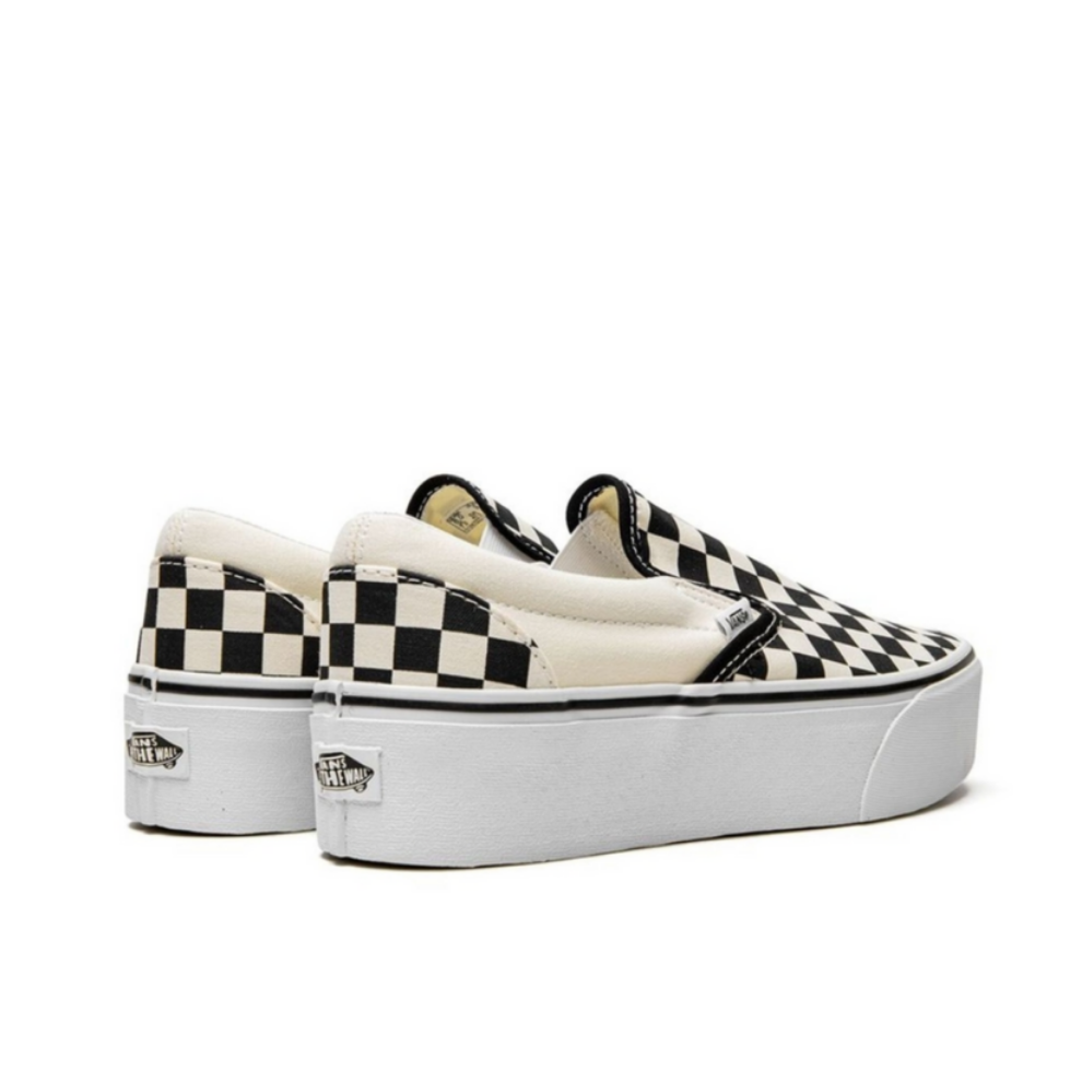 Vans Stackform Checkerboard Slip-Ons