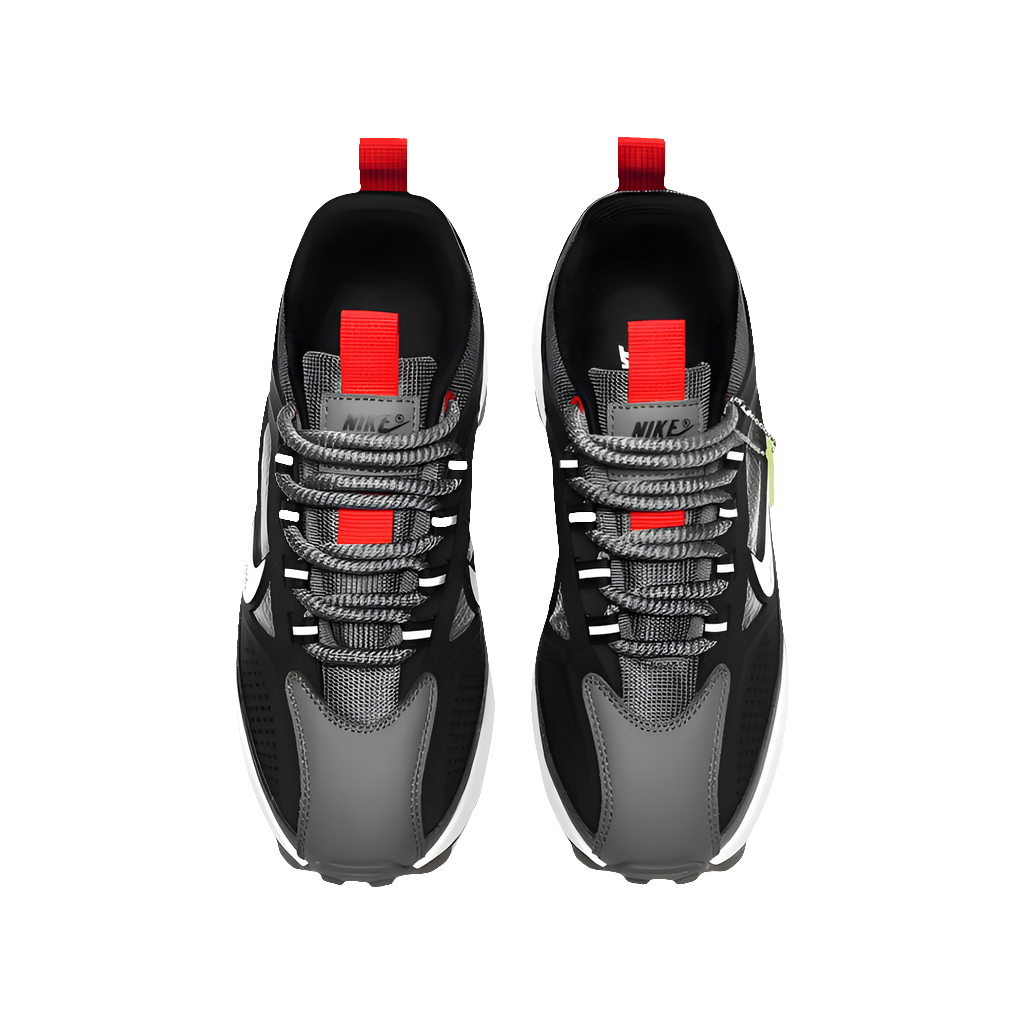 Nike Bailleli in black, gray, white, and red