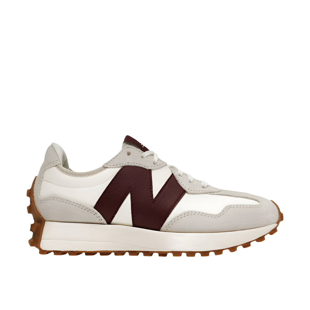 New Balance 327 Classic Burgundy in Moonbeam