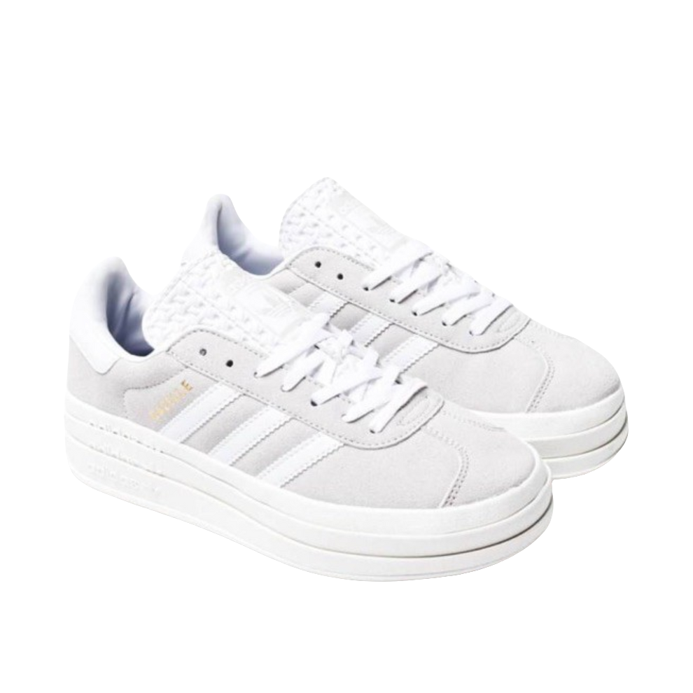 ADIDAS GAZELLE BOLD W "GRAY AND WHITE "