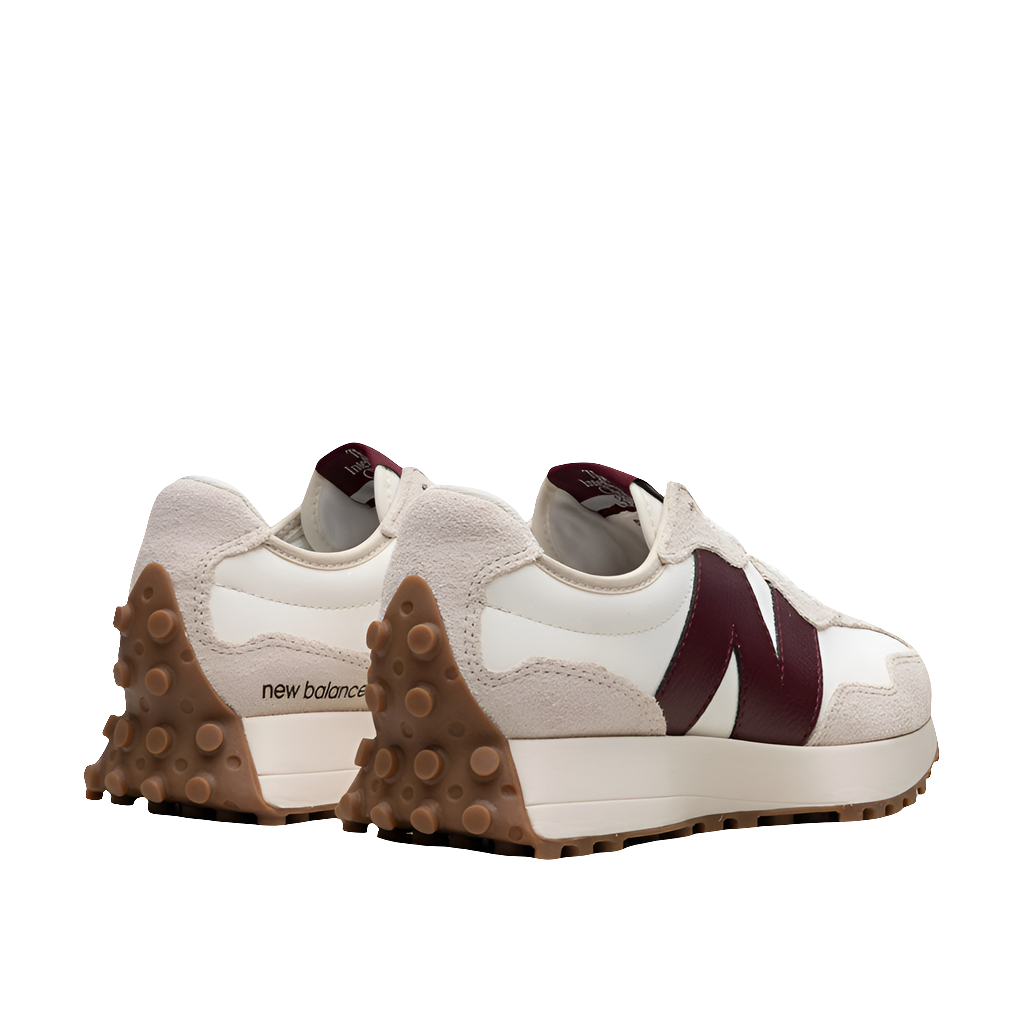 New Balance 327 Classic Burgundy in Moonbeam