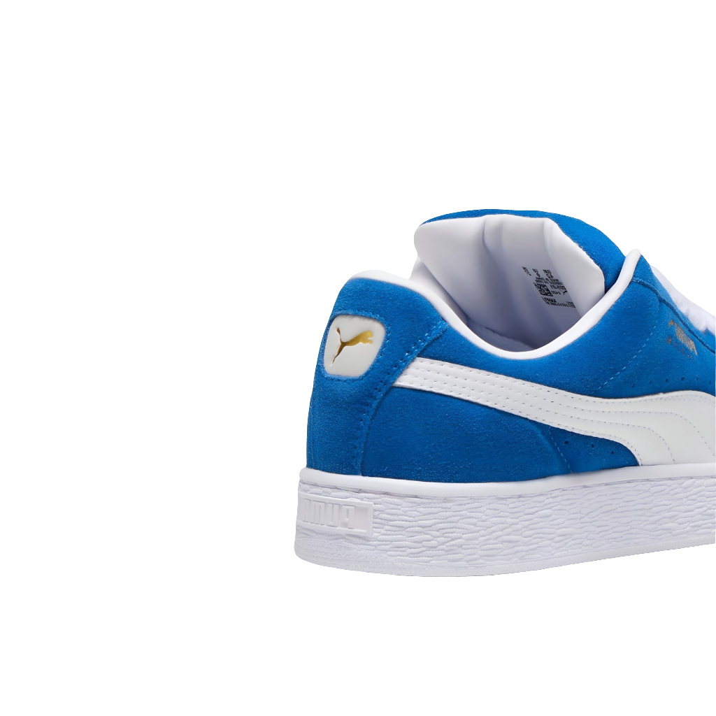 Puma Suede XL trainers in blue/white