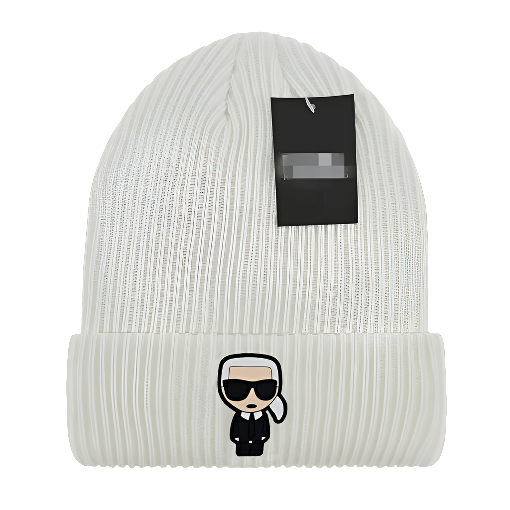 Karl Lagerfeld Karl Ikonik beanie white