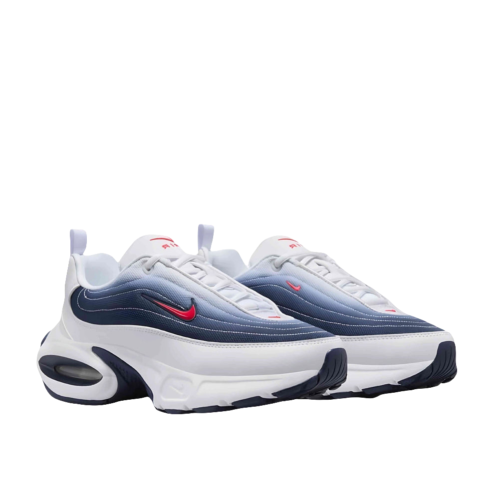 nike air max portal "White/Midnight Navy/Bright Crimson"