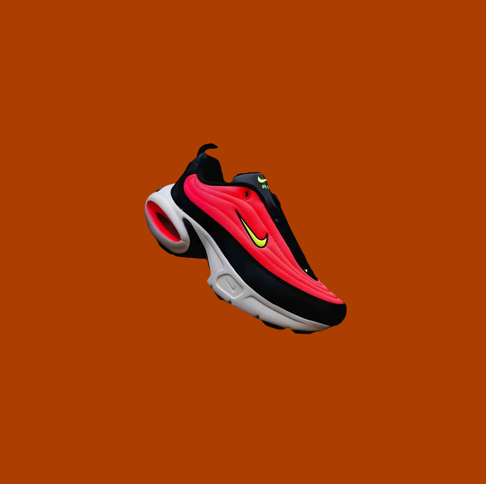 nike air max portal "Black/Hot Punch/Sail/Volt"