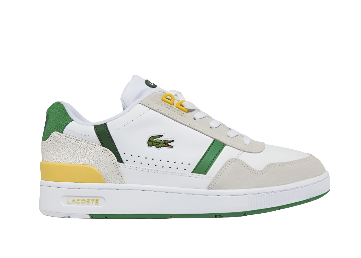 Men's T-Clip Sneakers
"White/green/yellow"