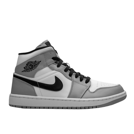 Air Jordan 1 Mid, Light Smoke Grey.