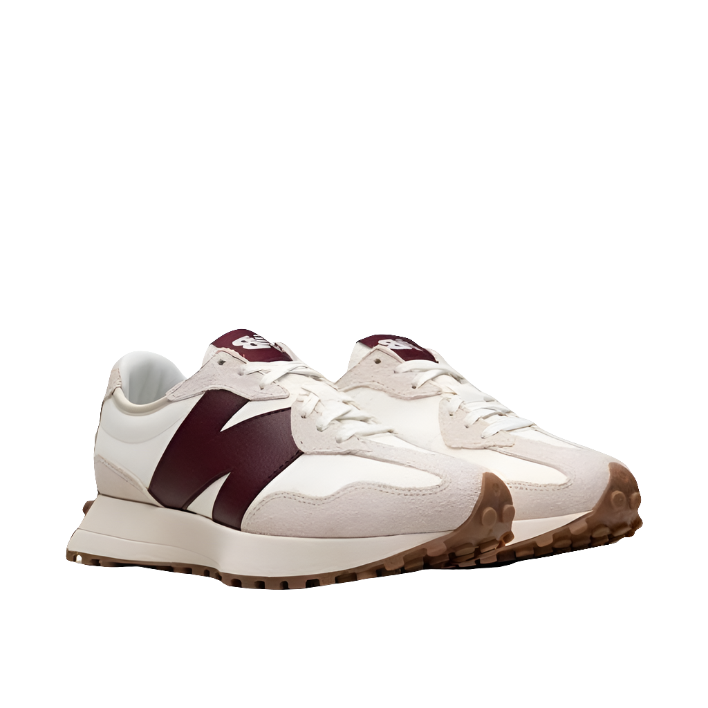 New Balance 327 Classic Burgundy in Moonbeam