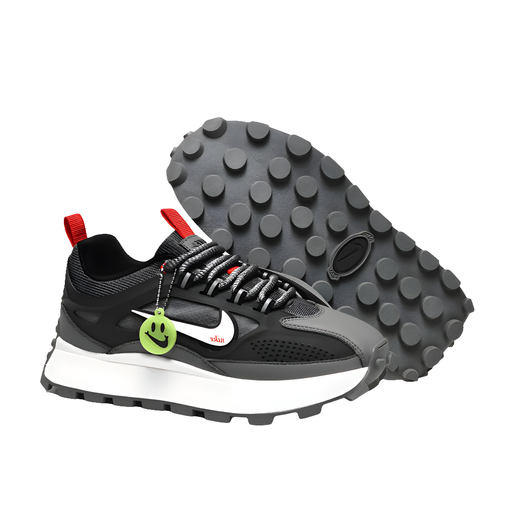 Nike Bailleli in black, gray, white, and red