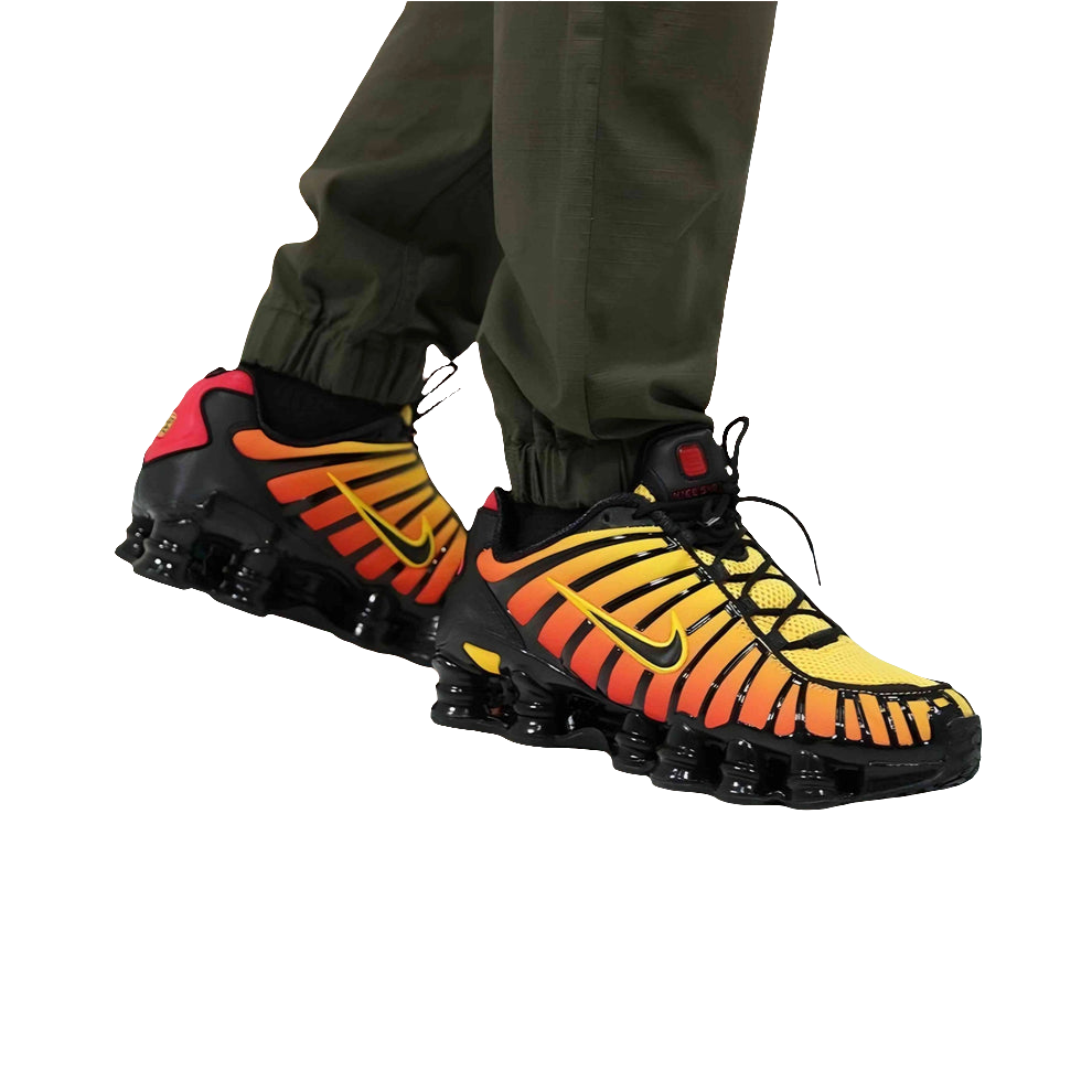 Nike Shox TL Volt Fire Red.