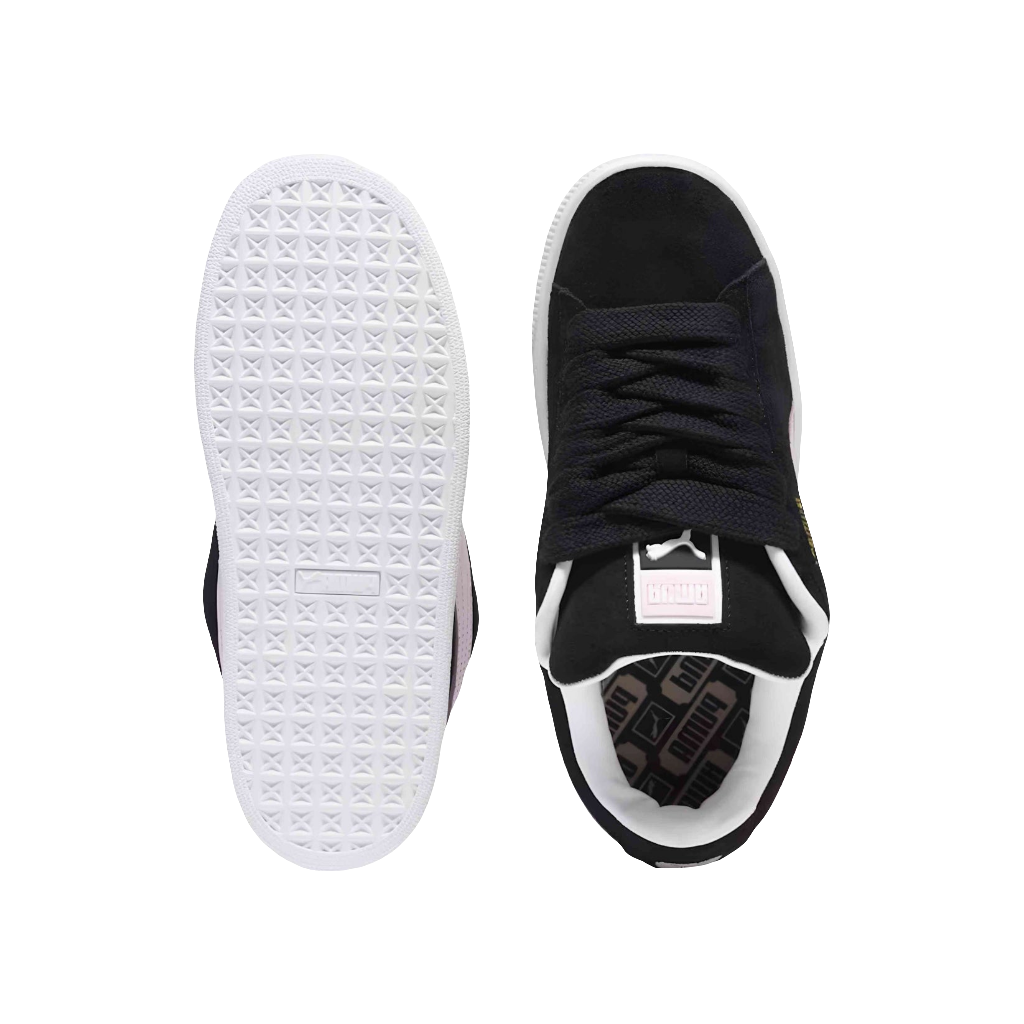 Puma Suede XL Pink and Black