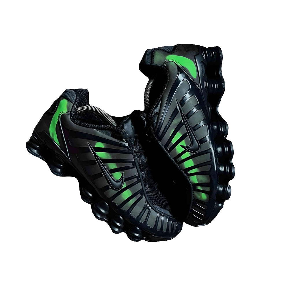 Custom Nike Shox tl 'green' thermoreactive Colour Change