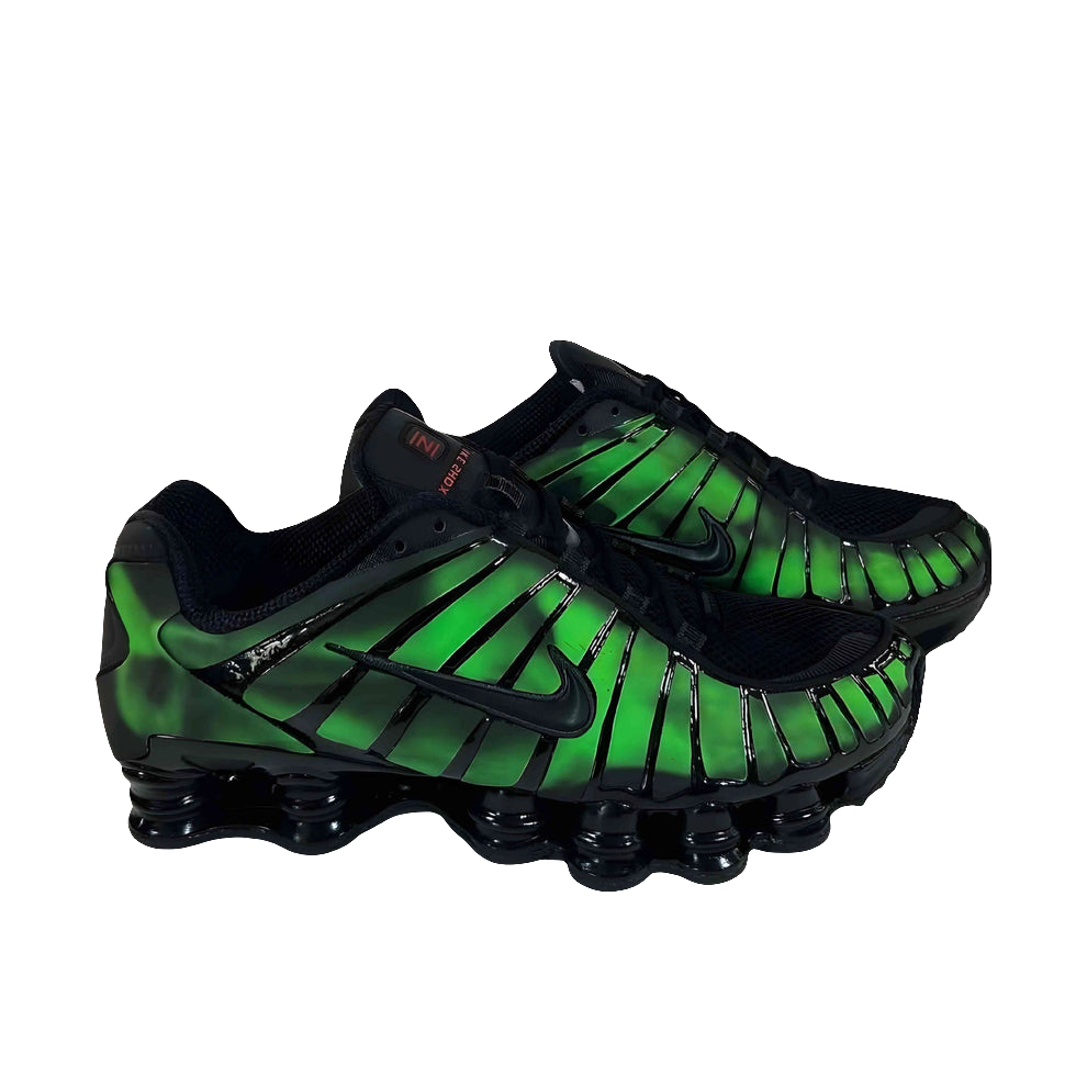 Custom Nike Shox tl 'green' thermoreactive Colour Change
