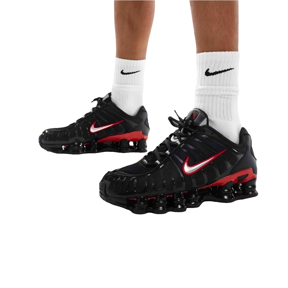 Nike Shox TL Black/Red - Men's Sneakers