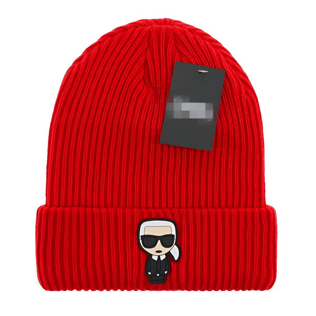 Karl Lagerfeld Karl Ikonik beanie red