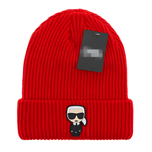 Karl Lagerfeld Karl Ikonik beanie red