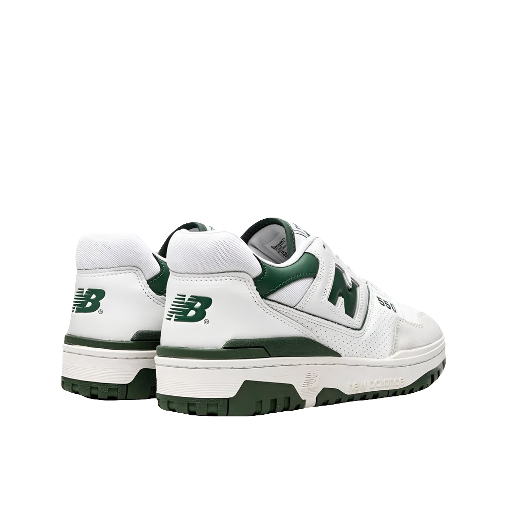 New Balance 550 sneakers “White/ Team Forest Green”