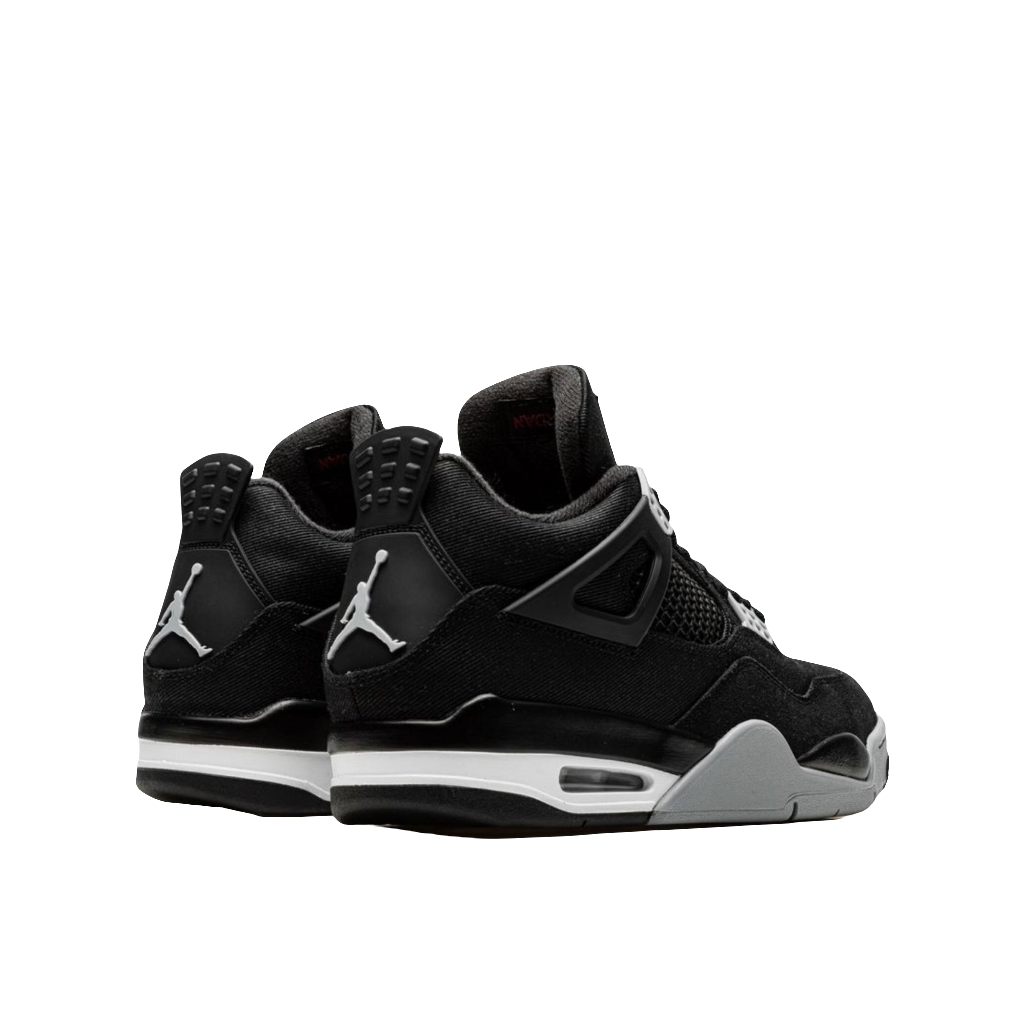 Air Jordan 4 "Black Canvas."