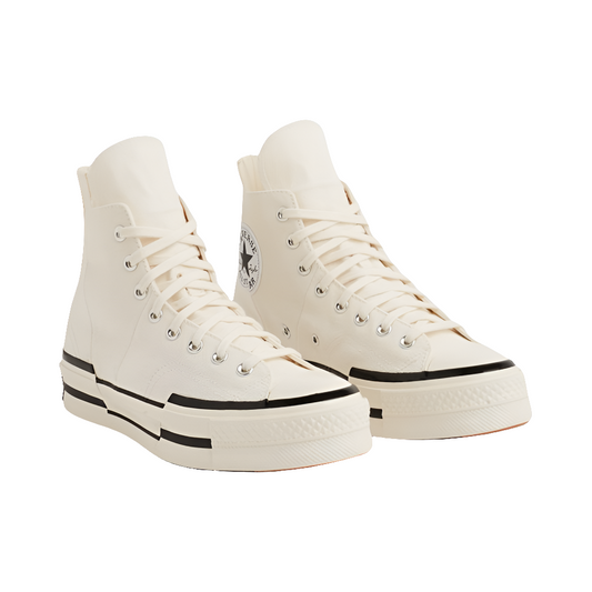 All STAR CONVERSE CHUCK 70 HI PARCHMENT