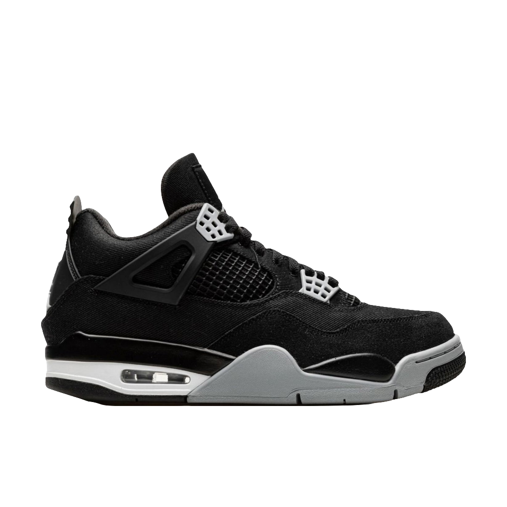Air Jordan 4 "Black Canvas."