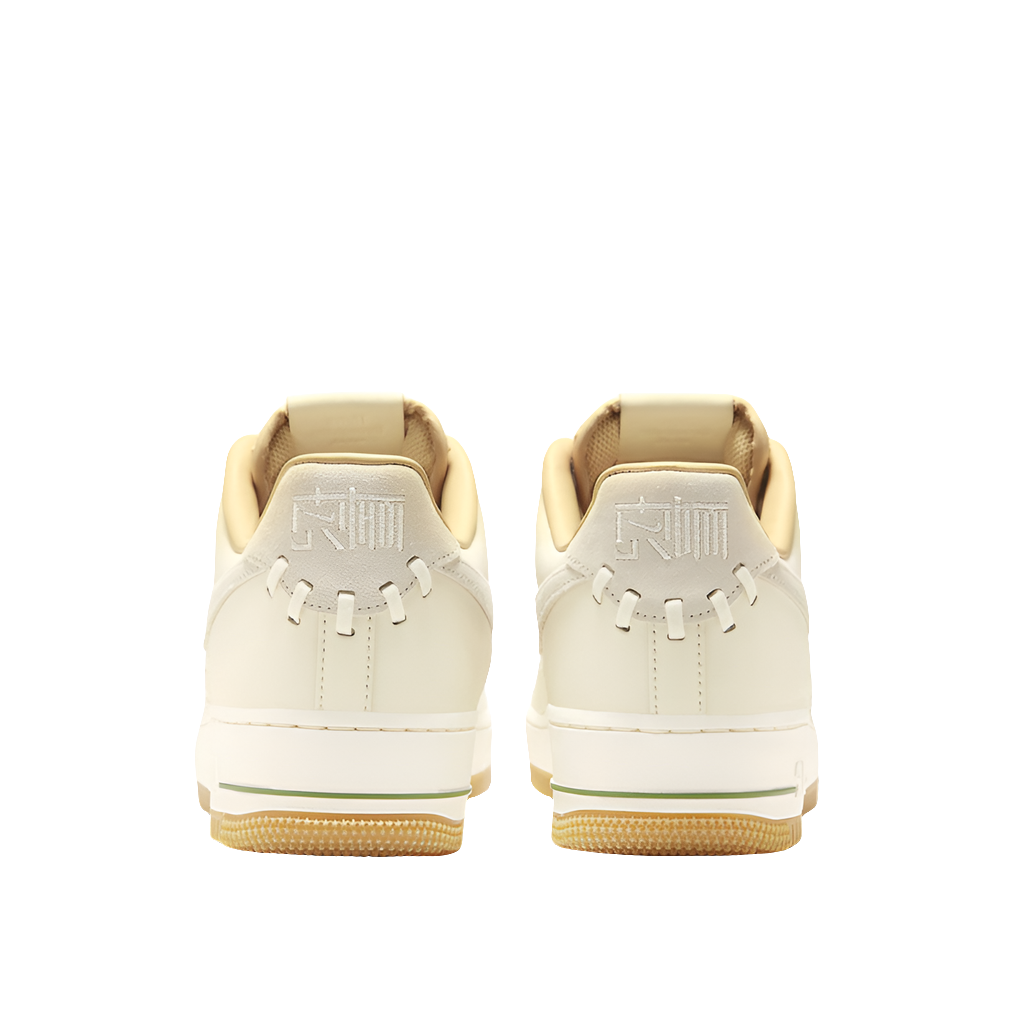 Nike Air Force 1 Low “NAI-KE” Roster Expands With A Cream-Colored, Partly-Woven Style