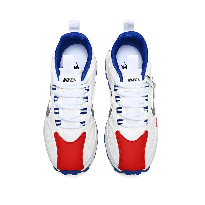 Nike Bailleli in white, red, blue, and black
