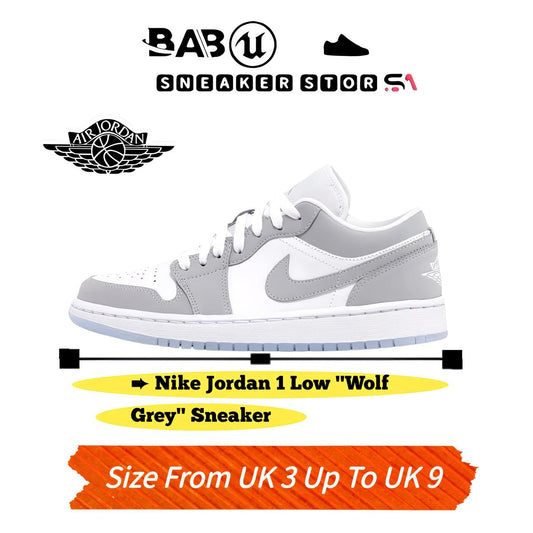 Nike air jordan 1 low "wolf grey"