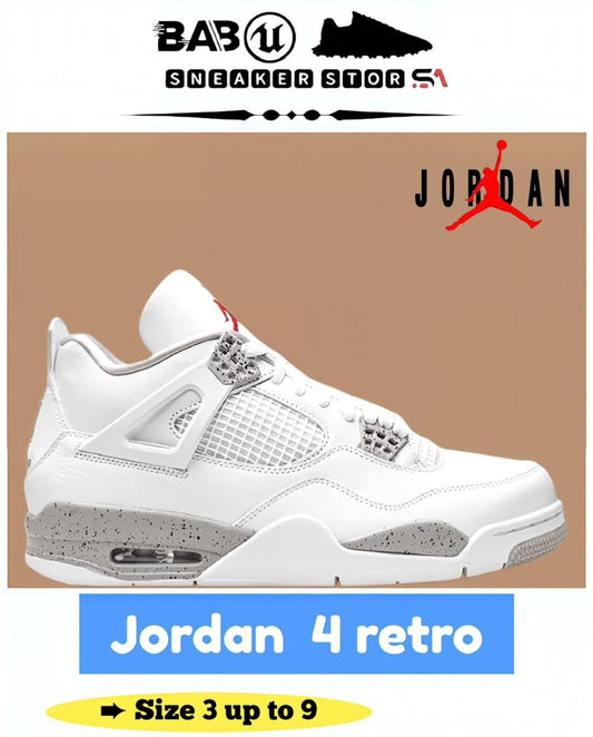 Jordan 4 Retro ‘White Oreo’
