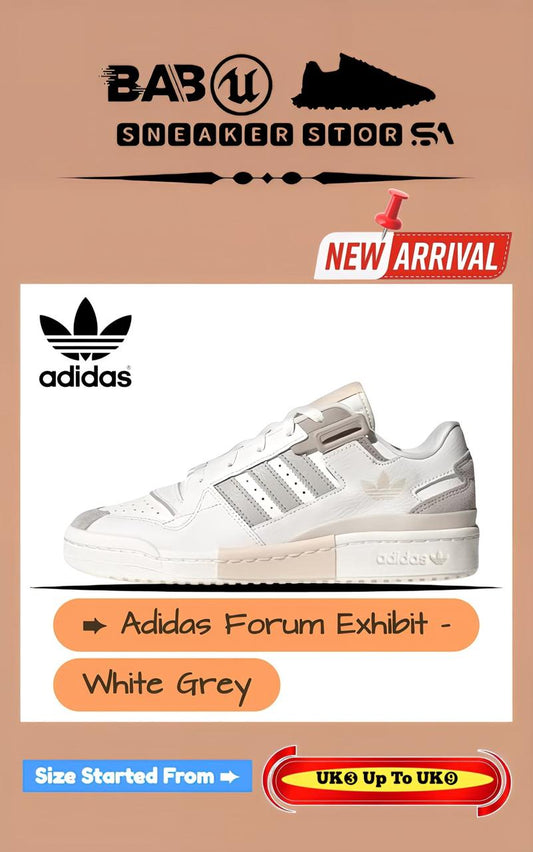 Adidas forum Exhibit "white
