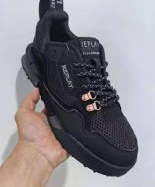 Replay Field Speed Carbon "Black Sneakers"