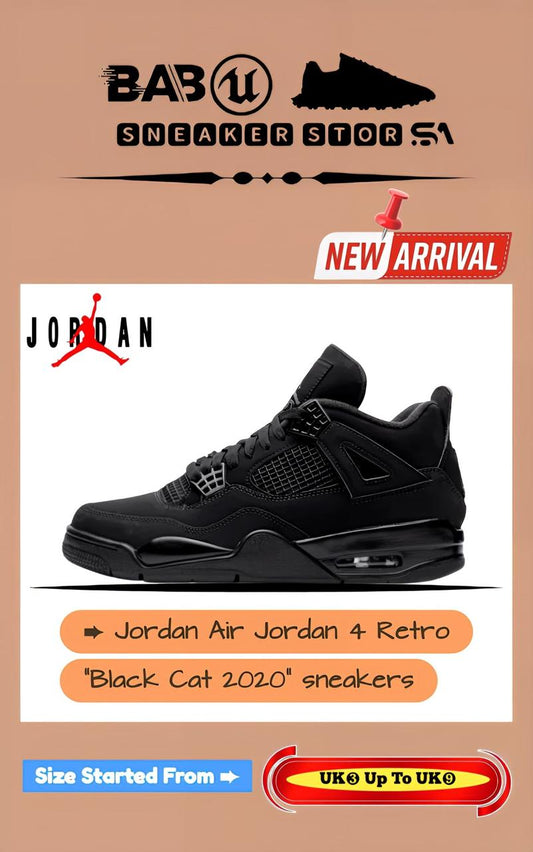 Nike air jordan 4 retro "Black cat"