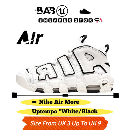 Nike air more UPTEMPO "white/black"
